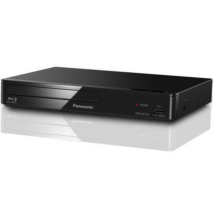 Player Blu-ray 3D Panasonic cu aplicații de internet și HDMI CEC, FLAC, negru