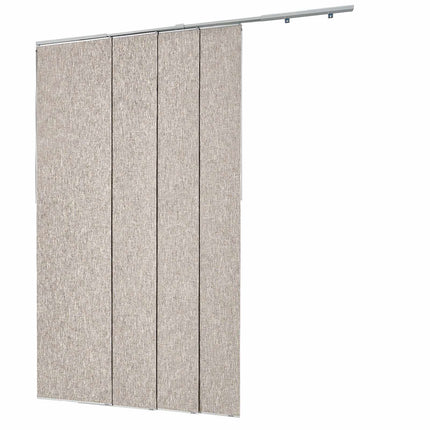 Panel Track Blinds, Blackout, Adjustable 116-218 cm, Brown