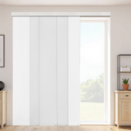 Panel Track Blinds, White, 4 Panels, 116-218 cm