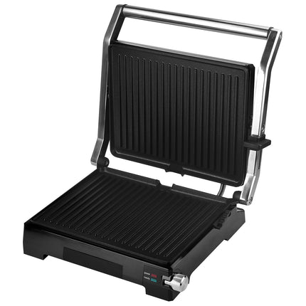 Panini Grill 2-in-1, Stainless Steel, 2000W, PFAS-Free