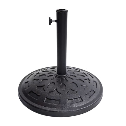 Suport de bază pentru umbrelă, 14 kg, compatibil cu diferite dimensiuni de stâlpi