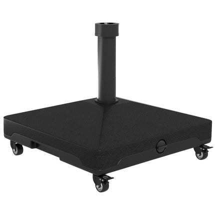 Suport de umbrelă poate fi umplut până la 21 kg, suport pentru umbrelă cu roți, suport pătrat pentru umbrelă, greutate umbrelă, suport pentru umbrelă diametru tub 24-38 mm, pentru balcon, terasă, negru |