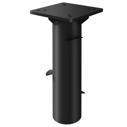 Concrete Cantilever umbrella stand, square, dark grey