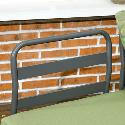 6-piece patio seating set, adjustable table, aluminum frame