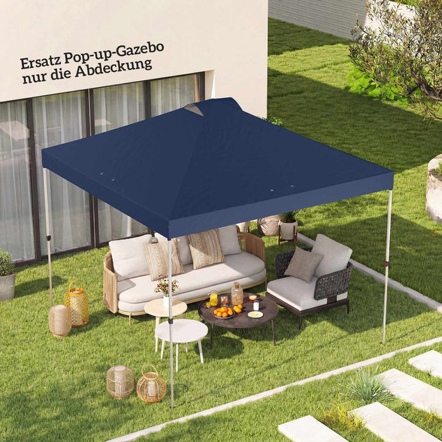 Copertină de schimb pentru pavilion, 300x300 cm, impermeabilă UV50+