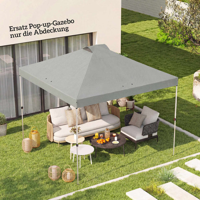 Acoperiș de schimb pentru pavilion, 300x300 cm, UV50+, impermeabil
