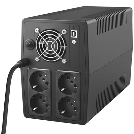 Paxxon 1500VA UPS 4 sockets Schuko