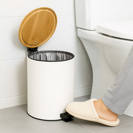 Coș cu pedală 5L cu capac și căptușeală Soft-Close