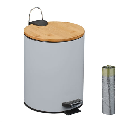 Coș cu pedală 5L cu capac și căptușeală Soft-Close