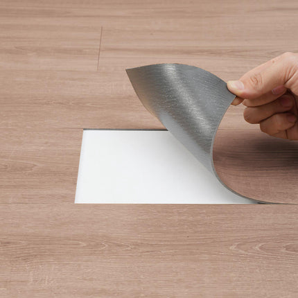Peel And Stick Vinyl Floor Tiles, 36x6 In, 36-Pack