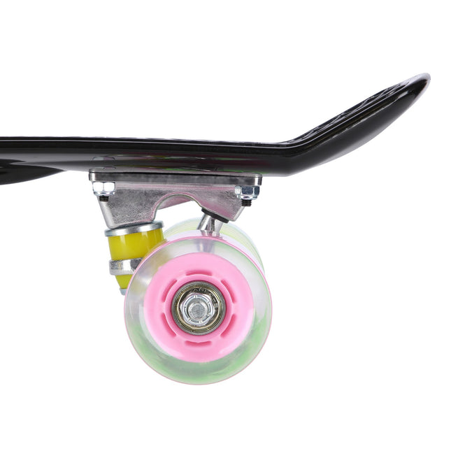 Skateboard Pennyboard, negru clasic, design durabil