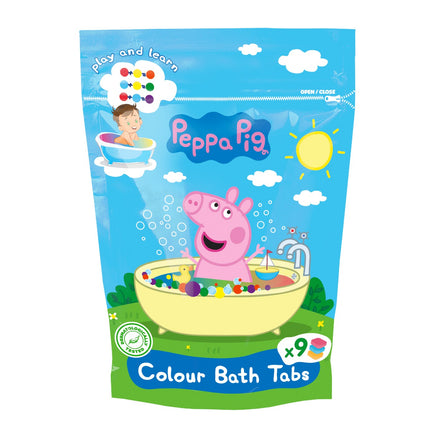 Peppa Pig Tablete colorante pentru baie, doypack 9 x 16 g