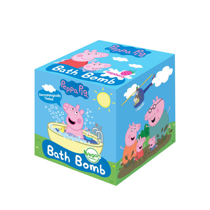 Peppa Pig bilă efervescentă de baie 165 g, zmeură