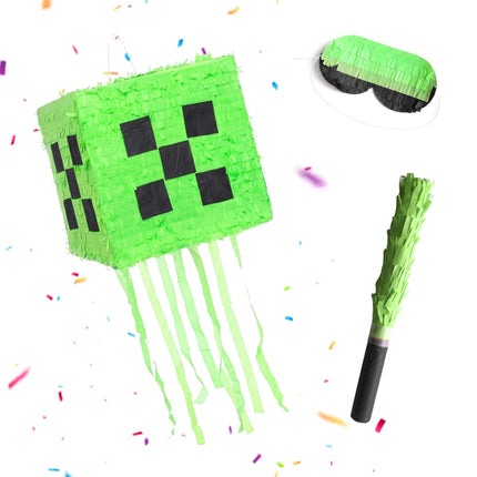 Set de petrecere Piñata – Include băț și mască legată la ochi