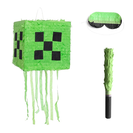 Set de petrecere Piñata – Include băț și mască legată la ochi