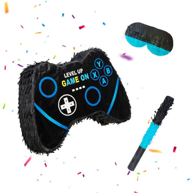 Set piñata cu băț și mască pentru petreceri pentru copii