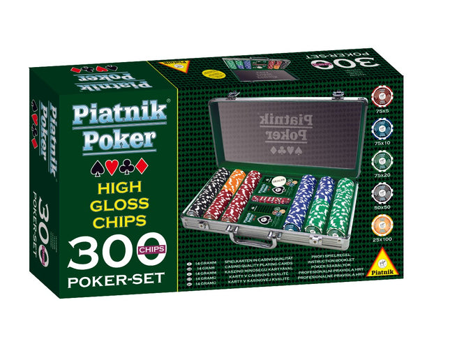 Set de poker Piatnik cu 300 de jetoane
