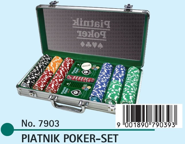 Set de poker Piatnik cu 300 de jetoane