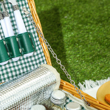 Arrow basket for 2 with cooler and cutlery