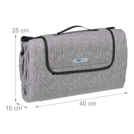 Pătură de picnic 200 x 200 cm în oase