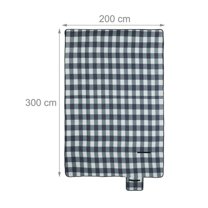 Pătură de picnic 300 x 200 cm în carouri