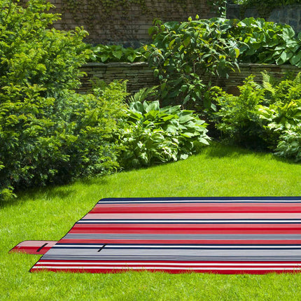Pătură de picnic 300 x 200 cm în dungi