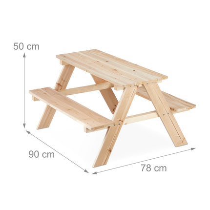 Masa de picnic pentru copii