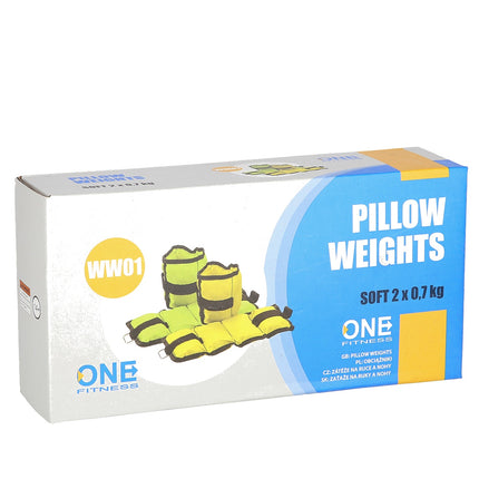 Greutăți perne 2 x 0,7 kg - Verde