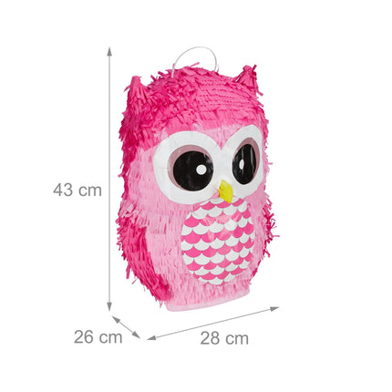 Bufniță roz Pinata
