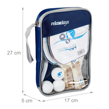 Set racheta de ping pong cu plasa