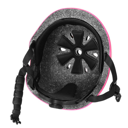 Cască roz pentru patinaj, mărimea S (52-56 cm), ușoară