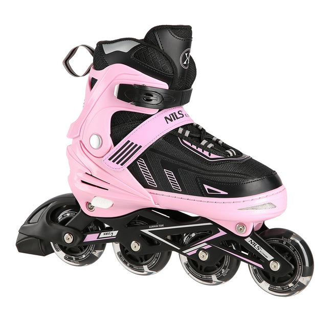 Patine inline cu LED roz, mărime L (39-42)