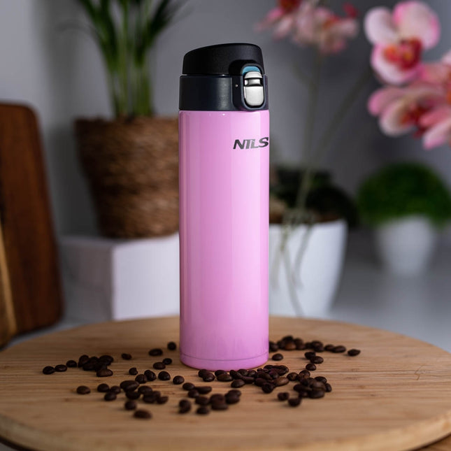 Cupă termică roz, 28 oz, oțel inoxidabil izolat