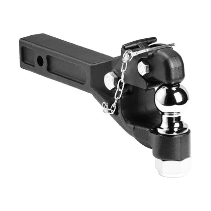 Pintle Hook Hitch 16,000 lb, 2 in Receiver, 2 in Ball