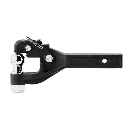 Pintle Hook Hitch 16,000 lb, 2 in Receiver, 2 in Ball