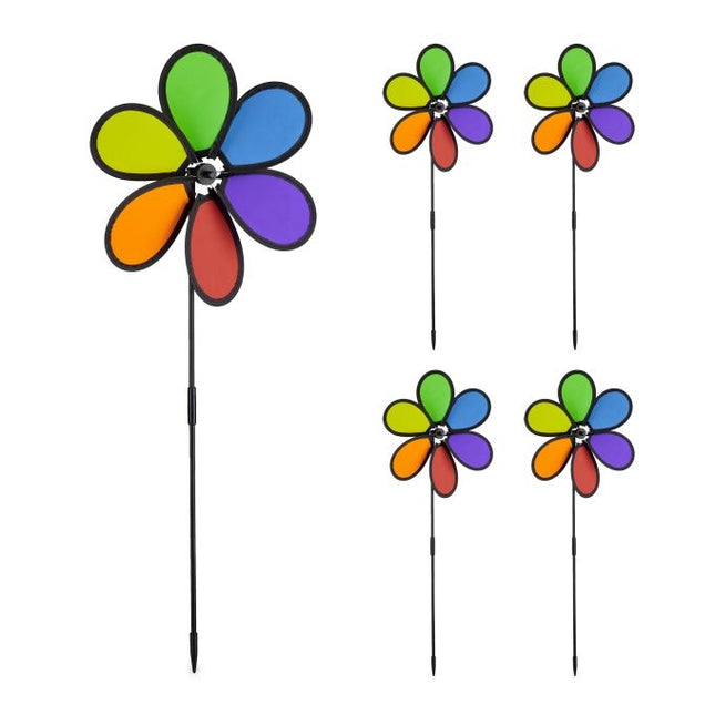Set de 5 flori rotiță