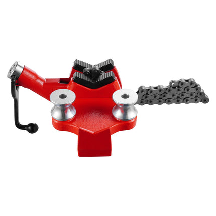 Pipe Chain Vise, 1/8–5 in Capacity, 2x2 Hitch Mount