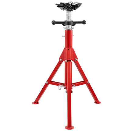 Pipe Jack Stand, V-Head, 1500 lb, 28–51.5 in