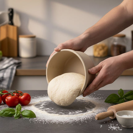 Cutii de dospit pentru aluat de pizza cu capace, pachet de 4