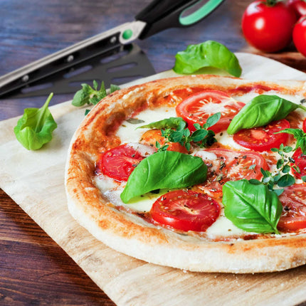 Foarfece pentru pizza și ridicător