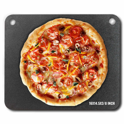 Pizza Steel Plate 16 x 14.5 in, Pre-Seasoned Carbon Steel