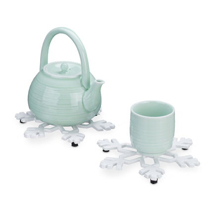 Set de 2 feluri de pat fulgi de nea