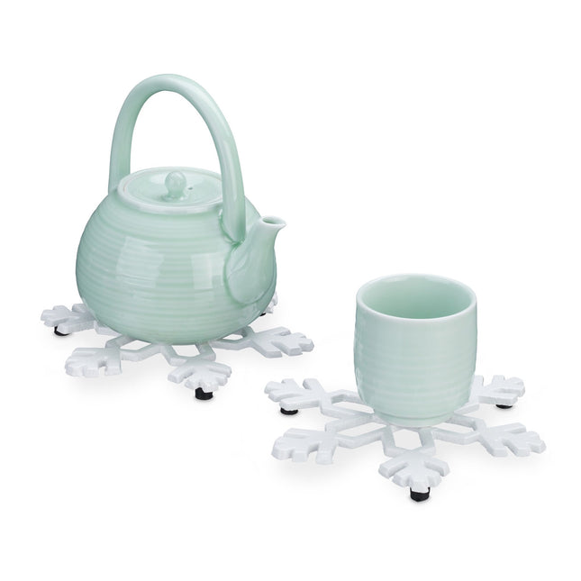Set de 2 feluri de pat fulgi de nea