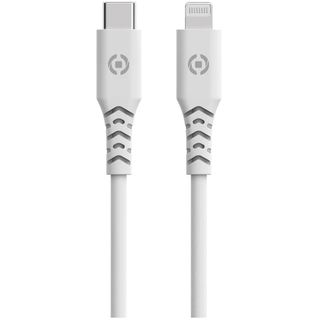 Planet USB-C - Lightning cable 1.5m made of 100% recycled plastic White