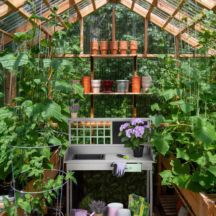 Masa de jardiniera cu cada