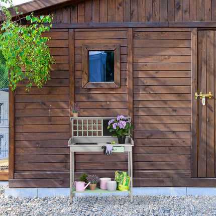 Masa de jardiniera cu cada