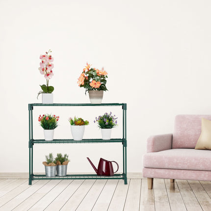 Raft pentru plante, pe 3 nivele