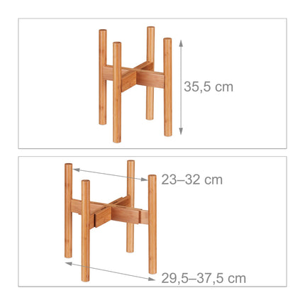 Plant stand in bamboo