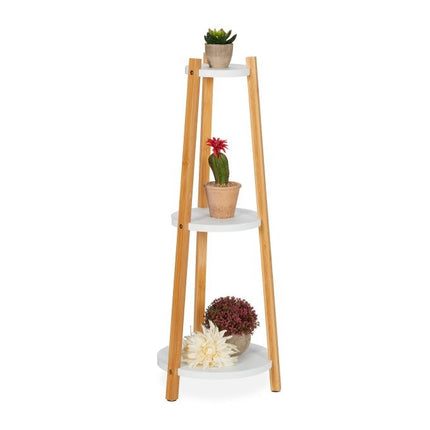 Plant stand with 3 shelves