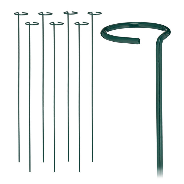 Suporturi pentru plante din metal, pachet de 8